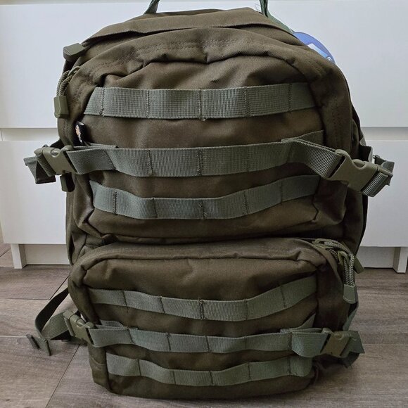 BNWT LA Police Gear 3 Day Backpack 1.0 - Tactical MOLLE Bug Out Bag ODGreen - Picture 1 of 6